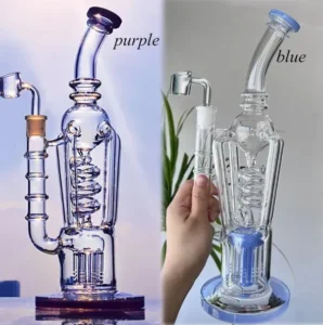 Freezable Coil Bong Hookahs