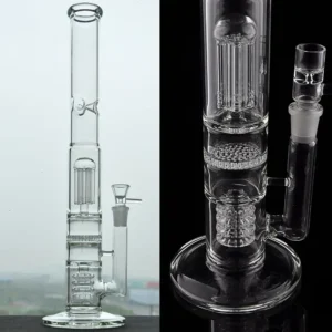Tall Straight Tube Glass Hookahs
