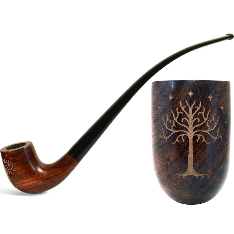 Long Tobacco Smoking Pipe Magic Tree,