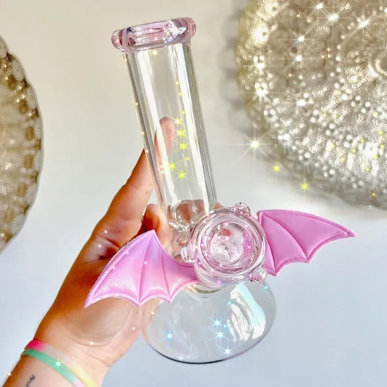 elastic slip-on glass bat wings