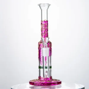 9 Inch Heady Glass Bong Hookah Oil Dab Rig Comb Perc
