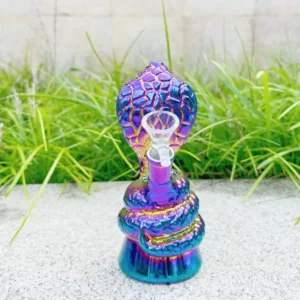 Premium Colorful Snake Glass Bong Cobra Hookah