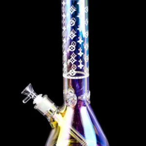 Iridescent Beaker Bong Glass Water Deluxe