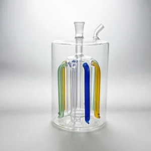 Glass Bong Tree Perc Bubbler Hookah Smoking Water Pipe