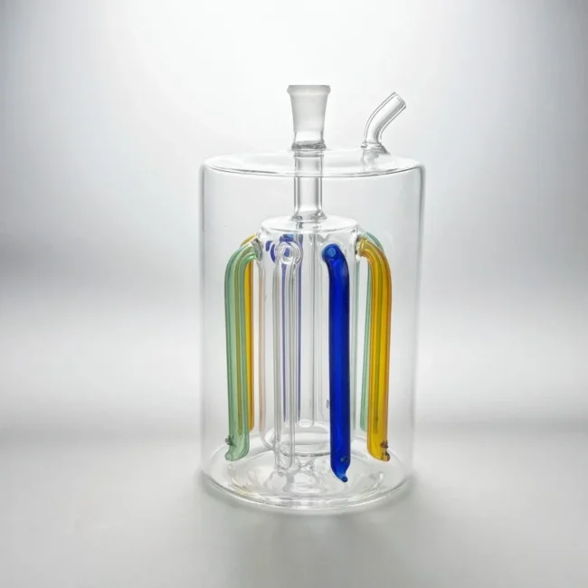 Glass Bong Tree Perc Bubbler Hookah Smoking Water Pipe
