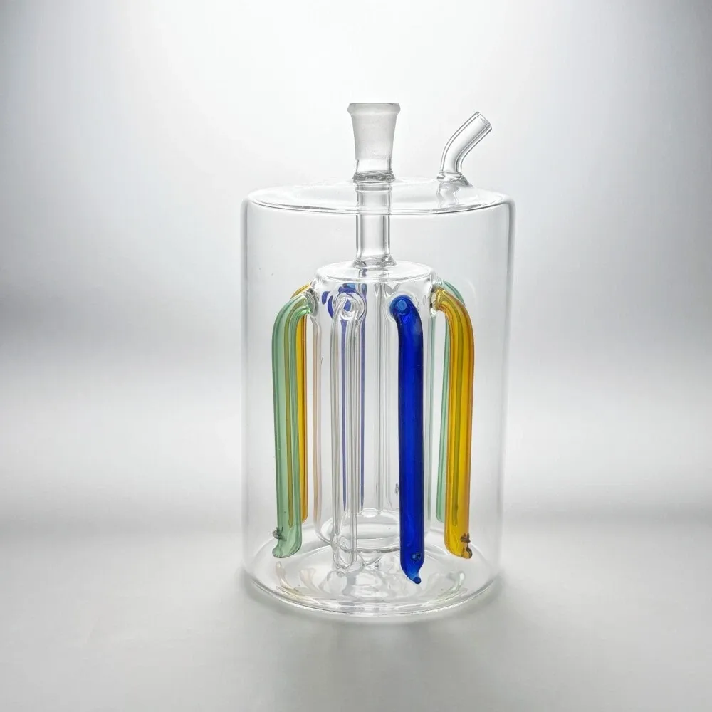 Glass Bong Tree Perc Bubbler Hookah Smoking Water Pipe