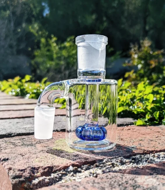 Lil Sweety Cobalt Ash Catcher Tobacco Water Pipe Bong