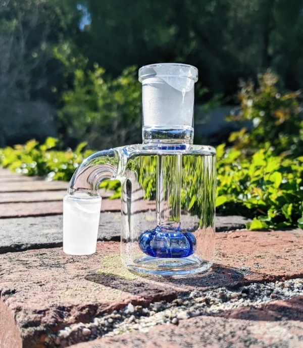 Lil Sweety Cobalt Ash Catcher Tobacco Water Pipe Bong
