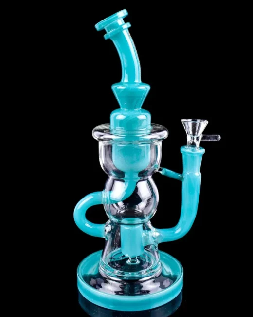 THICK Bong 10 Inch Fab Egg RECYCLER BONG Glass