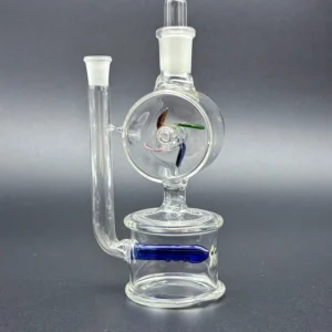 Glass Windmill Spin Bong Recycler Hookah