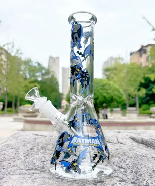 Glass Bong Thick Smoking Hookah Water Pipe