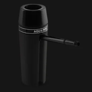 Black AQUA PIPE Waterpipe Original Portable