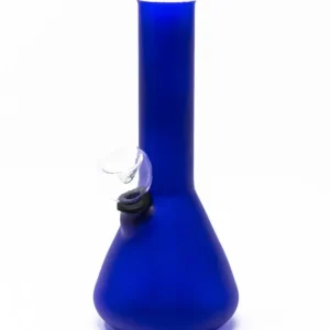 6” Frosted Blue Beaker Bong