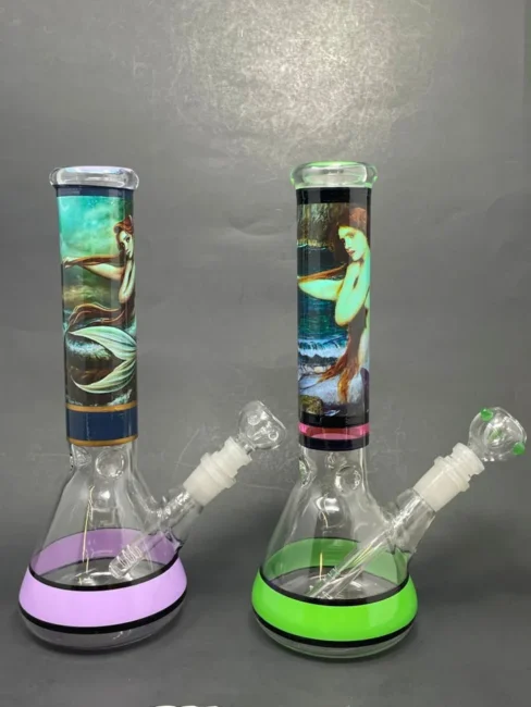 10″ Assorted Mystery Beaker Bong w/ Ice Catcher