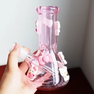 Hello Kitty 6.5''Hookah Glass Smoking Waterpipe