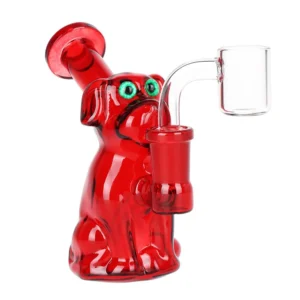 Big Red Dog Glass Dab Rig