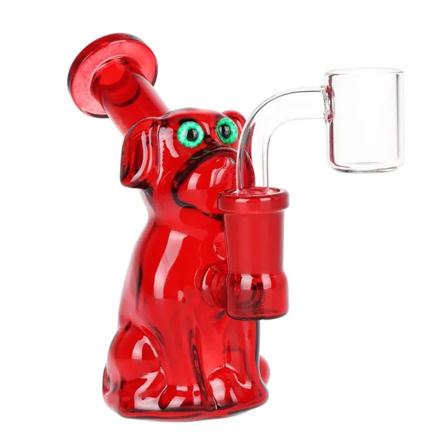 Big Red Dog Glass Dab Rig