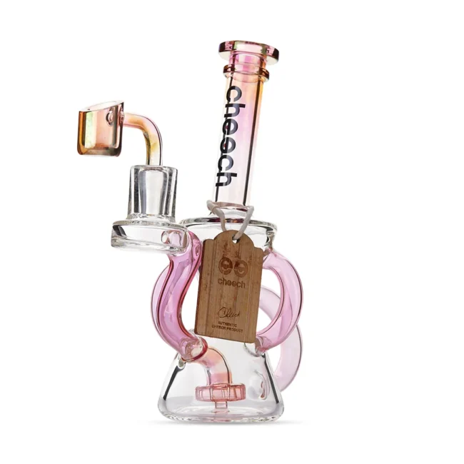 Cheech Glass 7″ Gold Fumed Recycler