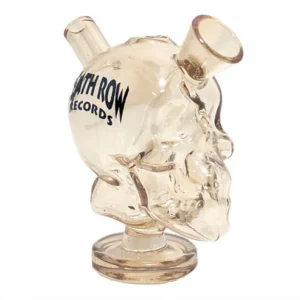 DEATH ROW RECORDS SKULL BLUNT BUBBLER - 3IN