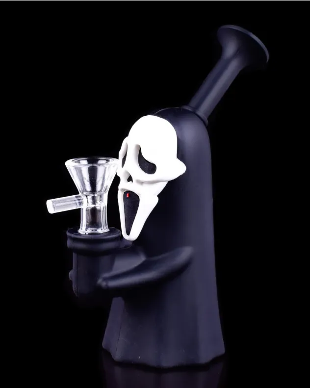 PHANTOM PUFF – SILICONE SKULL BONG