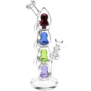 Pulsar Stacks on Stacks Glass Water Pipe