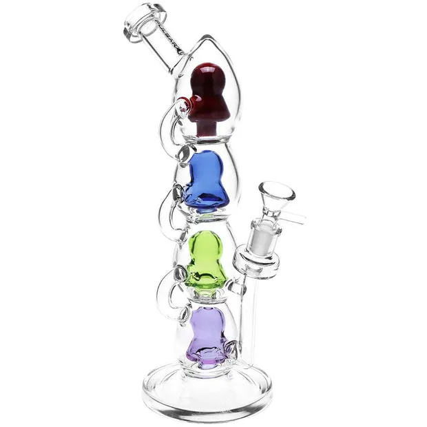 Pulsar Stacks on Stacks Glass Water Pipe