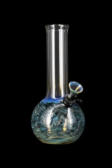 LA Pipes Raked Tiger Stripe Accented Beaker Bong 8