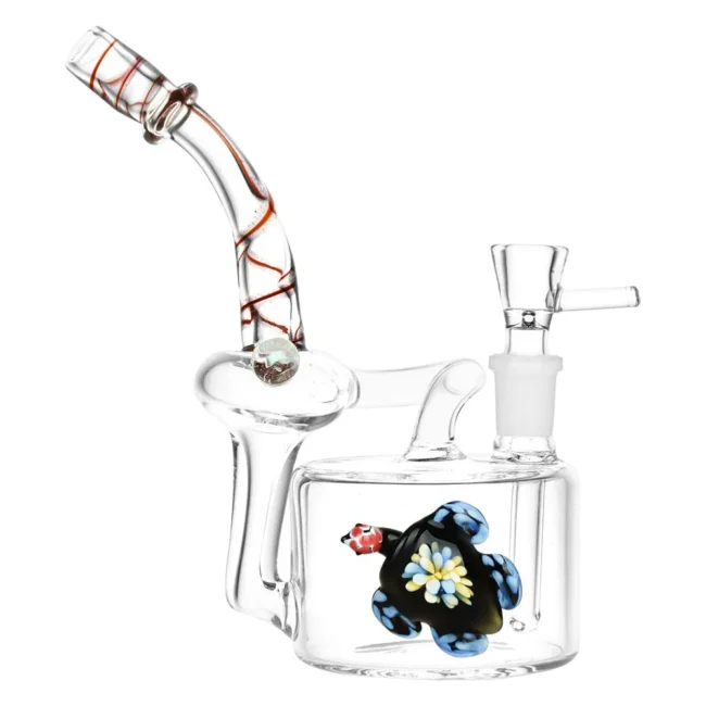 Sunbathing Sea Turtle Recycler Water Pipe